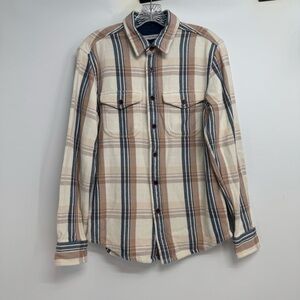 Outerknown Men’s Size S Long Sleeve Button Up Blanket Plaid Shirt